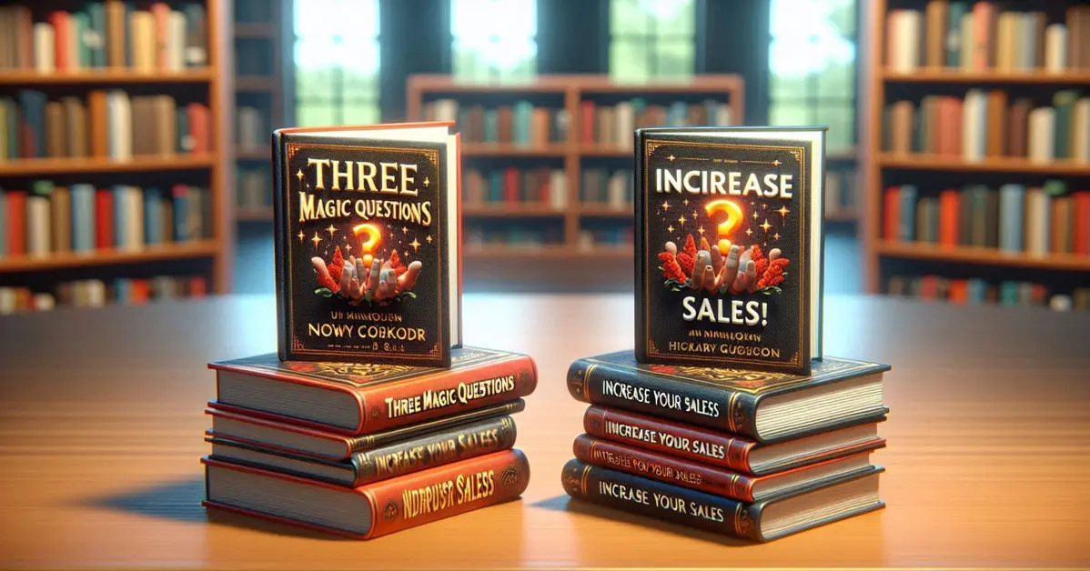 Three magic questions to increase your sales:   