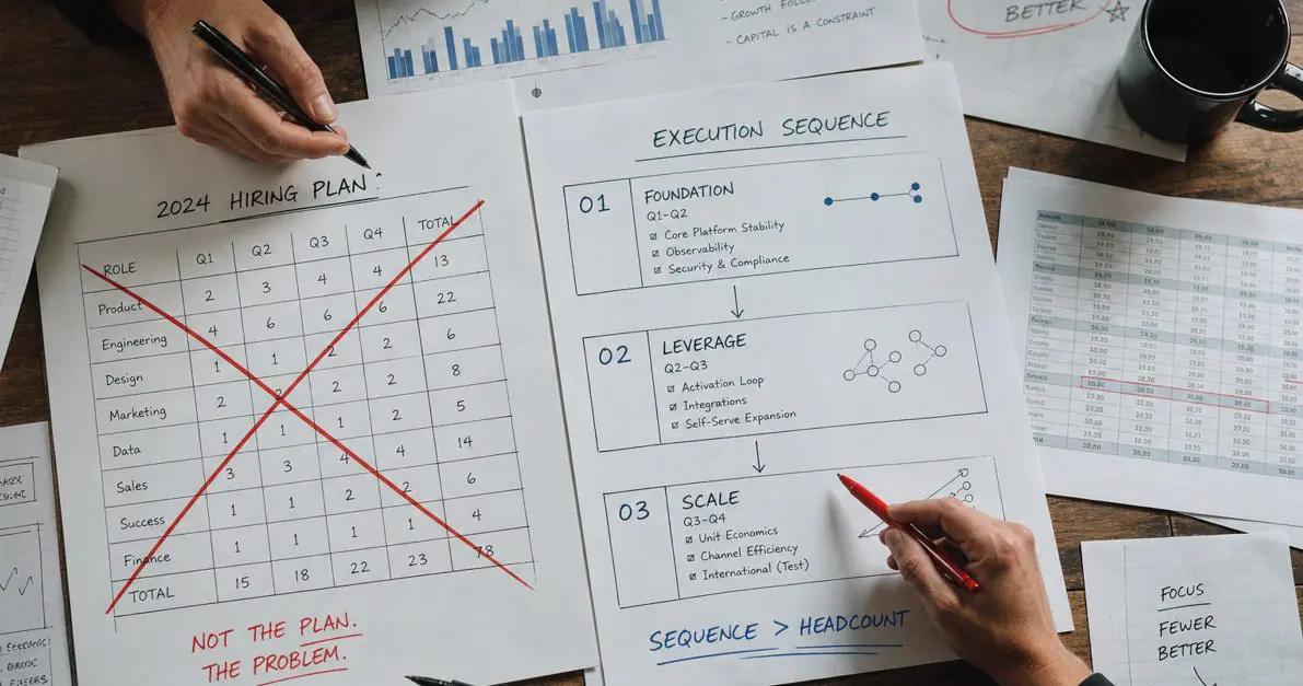 In the age of AI, a hiring plan or better execution strategy?