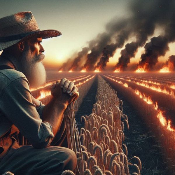 Bet the farm only when the crops are on fire!